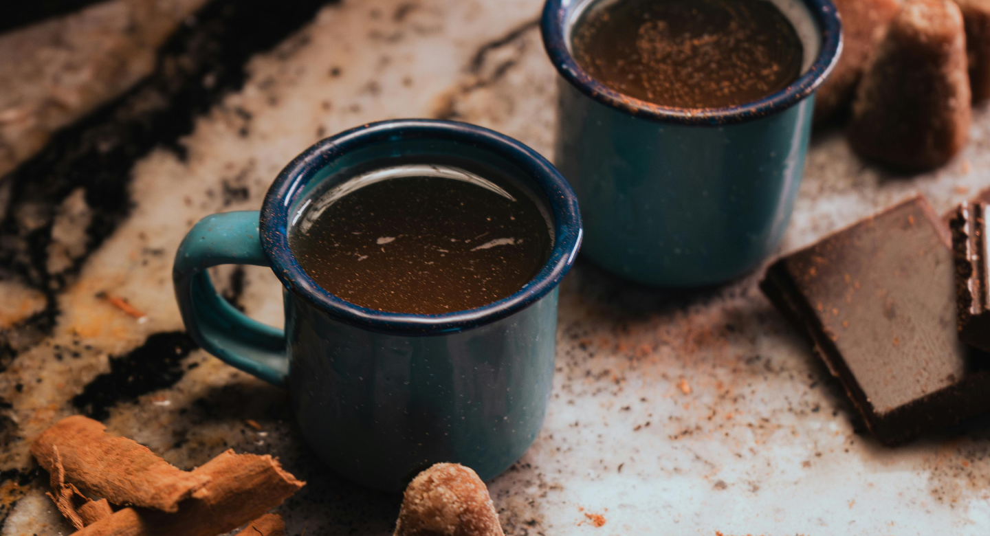Natural Immune Booster Hot Chocolate With Mushroom Essentials And Acai